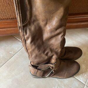 Mossimo Brown Leather Riding Boots